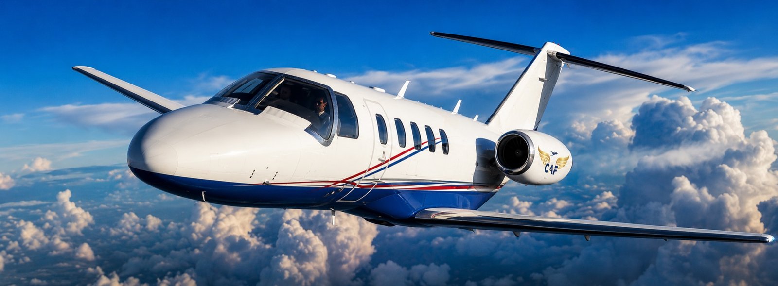 Cessna Citation CJ II, registration VT-MON, operated by Choudhary Aviation Facilities Pvt. Ltd.